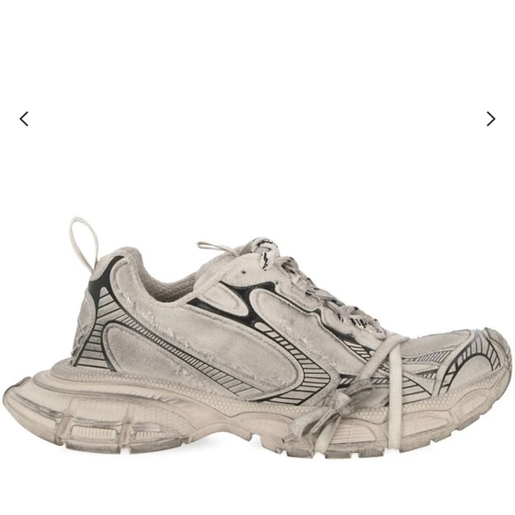 Balenciaga 3XL Destroyed Canvas Sneaker Beige 39 - Picture 1 of 6